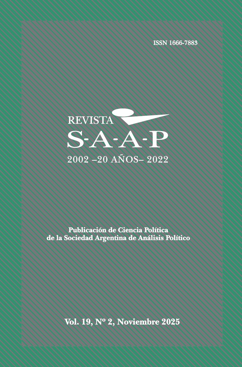 					Ver Vol. 19 Núm. 2 (2025): Revista SAAP - Volumen 19 Número 2
				