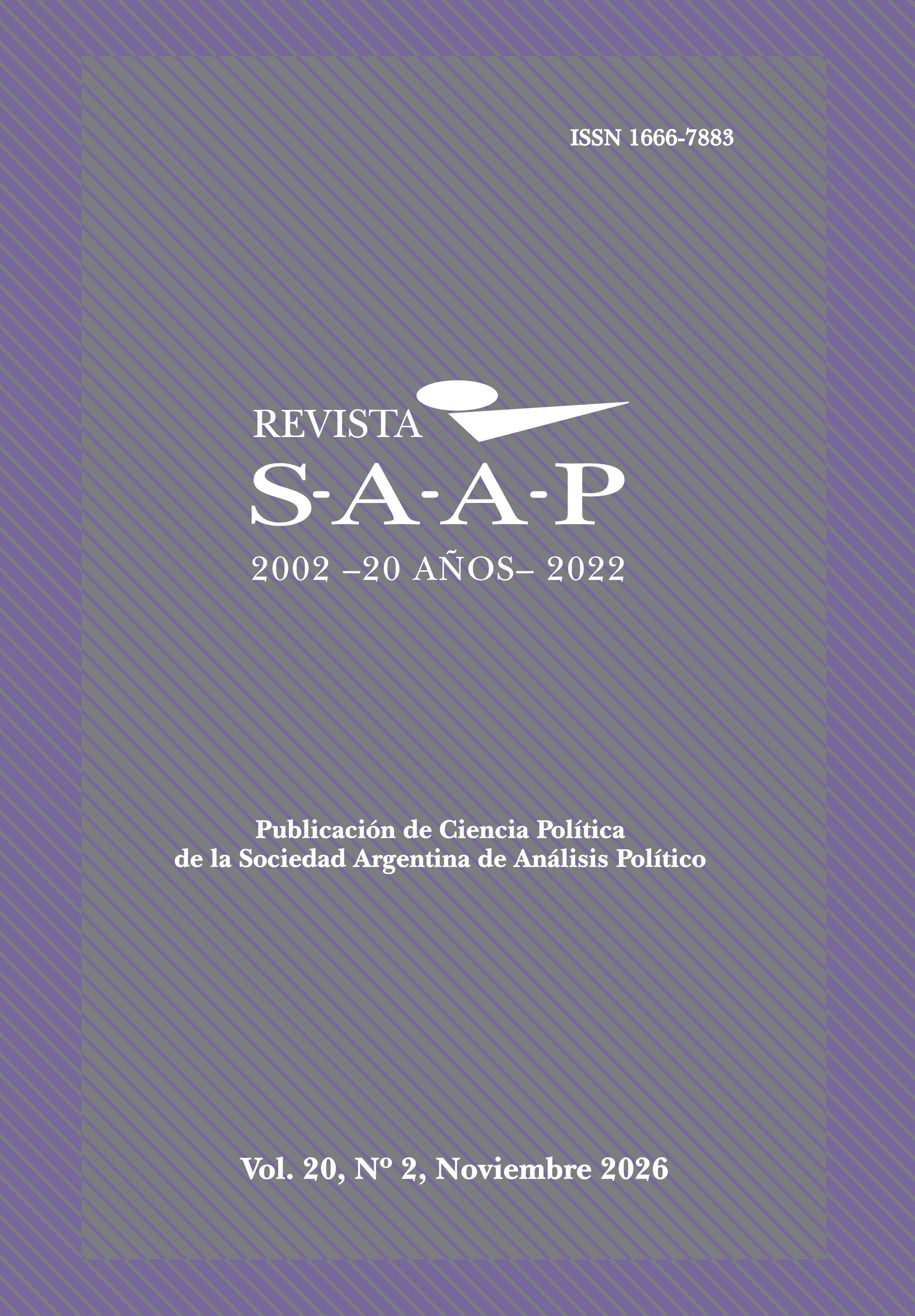 					Ver Vol. 20 Núm. 2 (2026): Revista SAAP - Volumen 20 Número 2
				